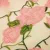 Polyester Light Silk Three-Color Embroidery Fabric, Water-Soluble Lace Full-Width Accessories, Colorful Heavy Industry Dyed Embroidery Cloth