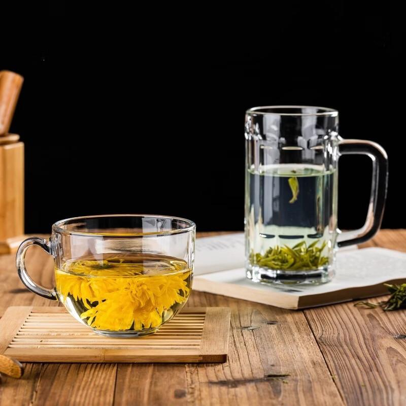 Changqi 650ml Heat-Resistant Thick Glass Mug with Handle