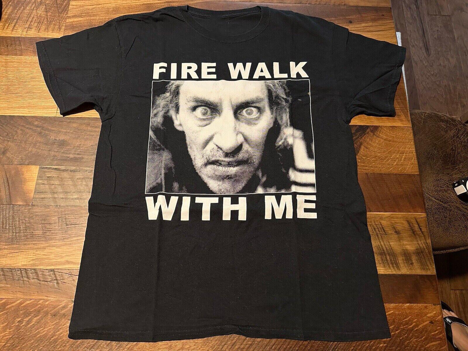 Fire Walk With Me Movie Black T-Shirt Cotton Unisex Tee Unisex T-Shirt S