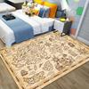 15 Sizes Retro Treasure Map Area Rug Carpet for Living Room Bedroom Children Play Mat Sofa Chair Home Decor Non-slip Floor Mat