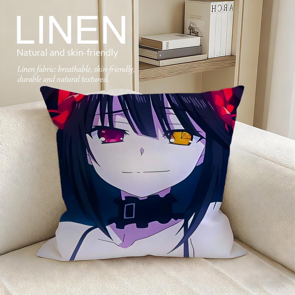 Fantasy DATE A LIVE Cushion Cover Pillowcase Set Pcs x x Breathable Washable Sofa Cushion Cover