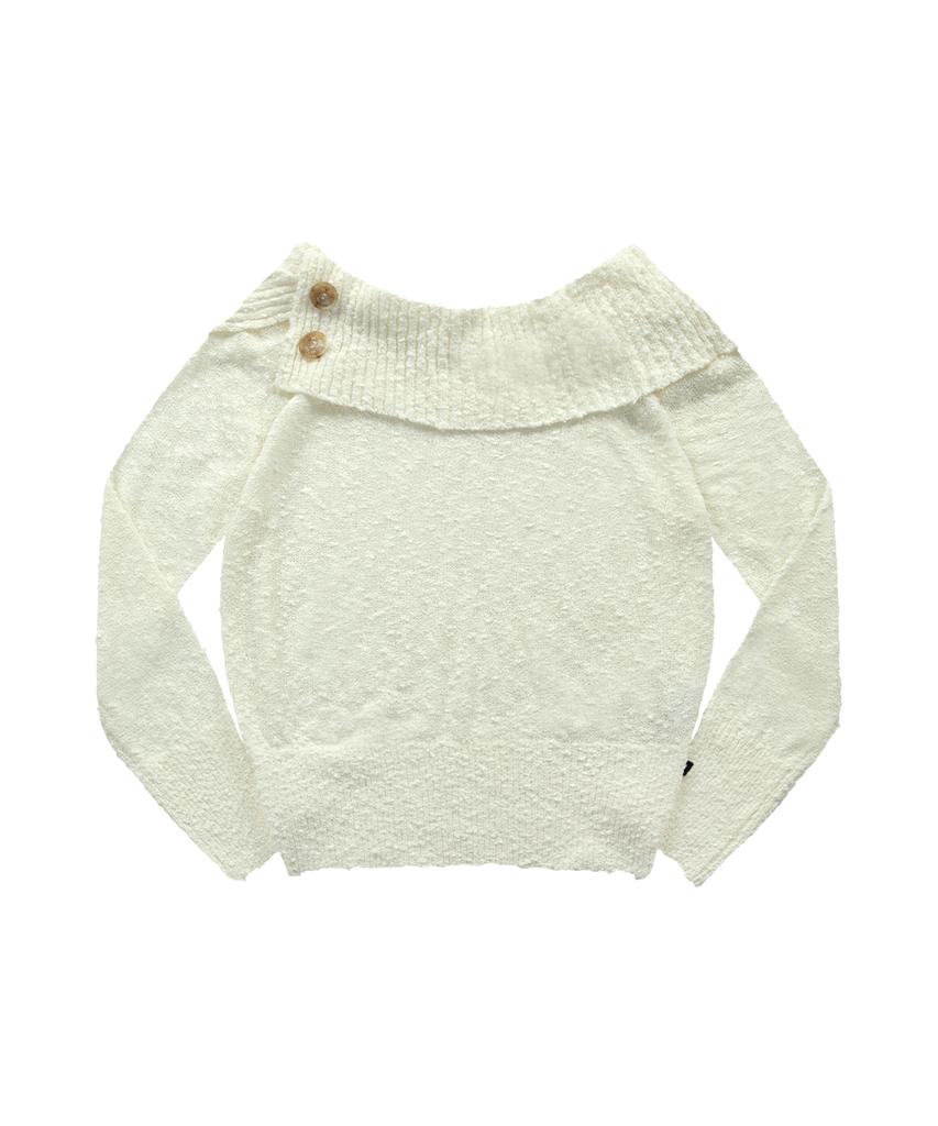 Aejeuon Kira Off-Shoulder Knit / Ivory