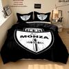 Ac Monza Pattern Bedding uilt Set uilt Cover Pillowcase Home Decoration Birthday Gift (1 * duvet cover + 2 * pillowcase without core)