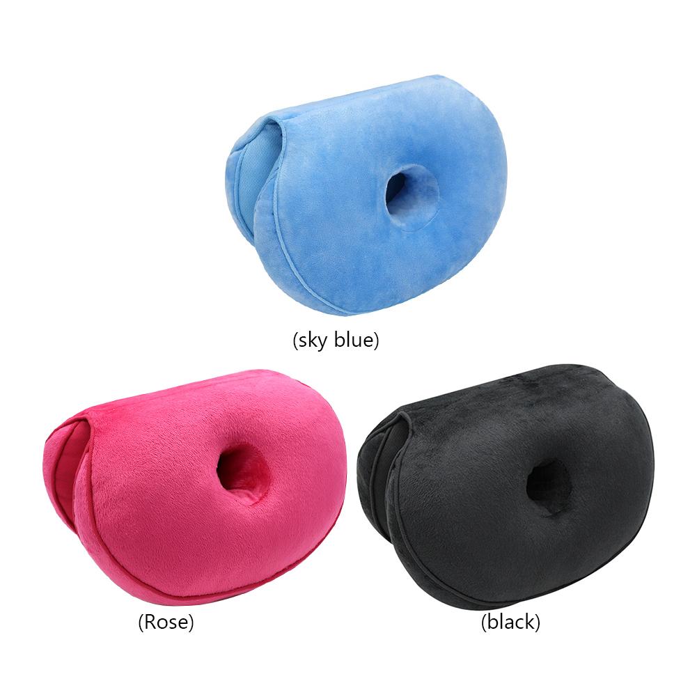 Memory Foam Hip Lift Seat Cushion Dual Comfort Seat Cushion Multifunctional Orthopaedic Memory Foam Support Cushion for Home Use
