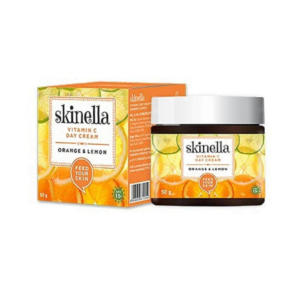

Skinella Vitamin C Day Cream With Orange & Lemon For Reduce Wrinkles 50gm AN2488