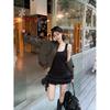 2026 Summer Best-Selling French Spaghetti Strap Dress: Slimming Waist-Cinched Skirt