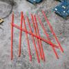 Plastic Tube Spray Can Extension Straw 12cm Length Red Color Rust Remover Straw Extended Replacement Tips Accessories