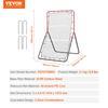 Baseball And Softball Rebounder Net 3x4.5 Ft PitchBack 3-Way Trainer