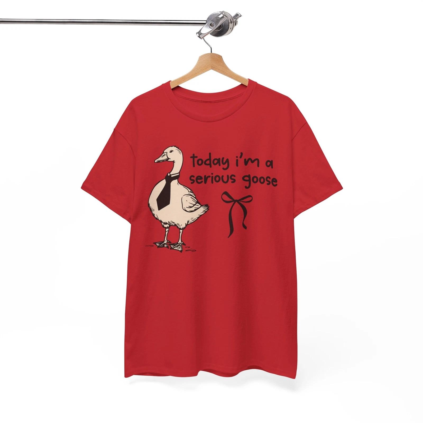 Comedy T-Shirt - Hilarious Tee for Stand-Up today i’m a serious goose 4XL