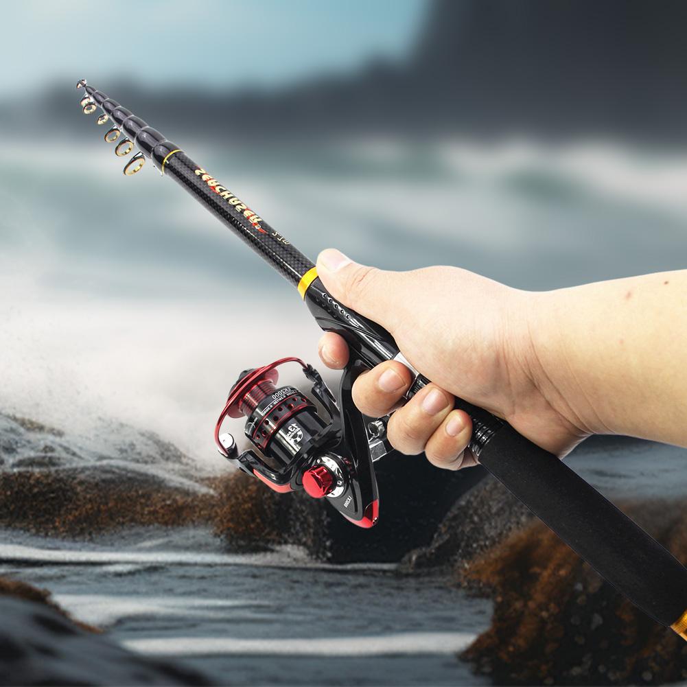 Carbon Fiber Fishing Rod Telescopic Carp Fishing Rod Travel Rod Fishing Accessories for Carp Fishing