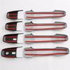 For Toyota Veloz -2024 Carbon Fiber Car Exterior Door Handle Cover Trim Replacement