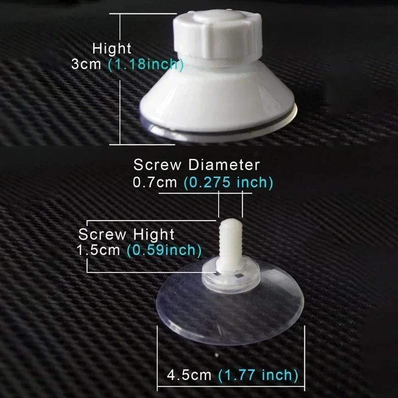10pcs Camper Suction Cup Anchor Securing Hook High-Grip Awning Suction Cup Fixing Pads Caravan Motorhome Organiser Holders