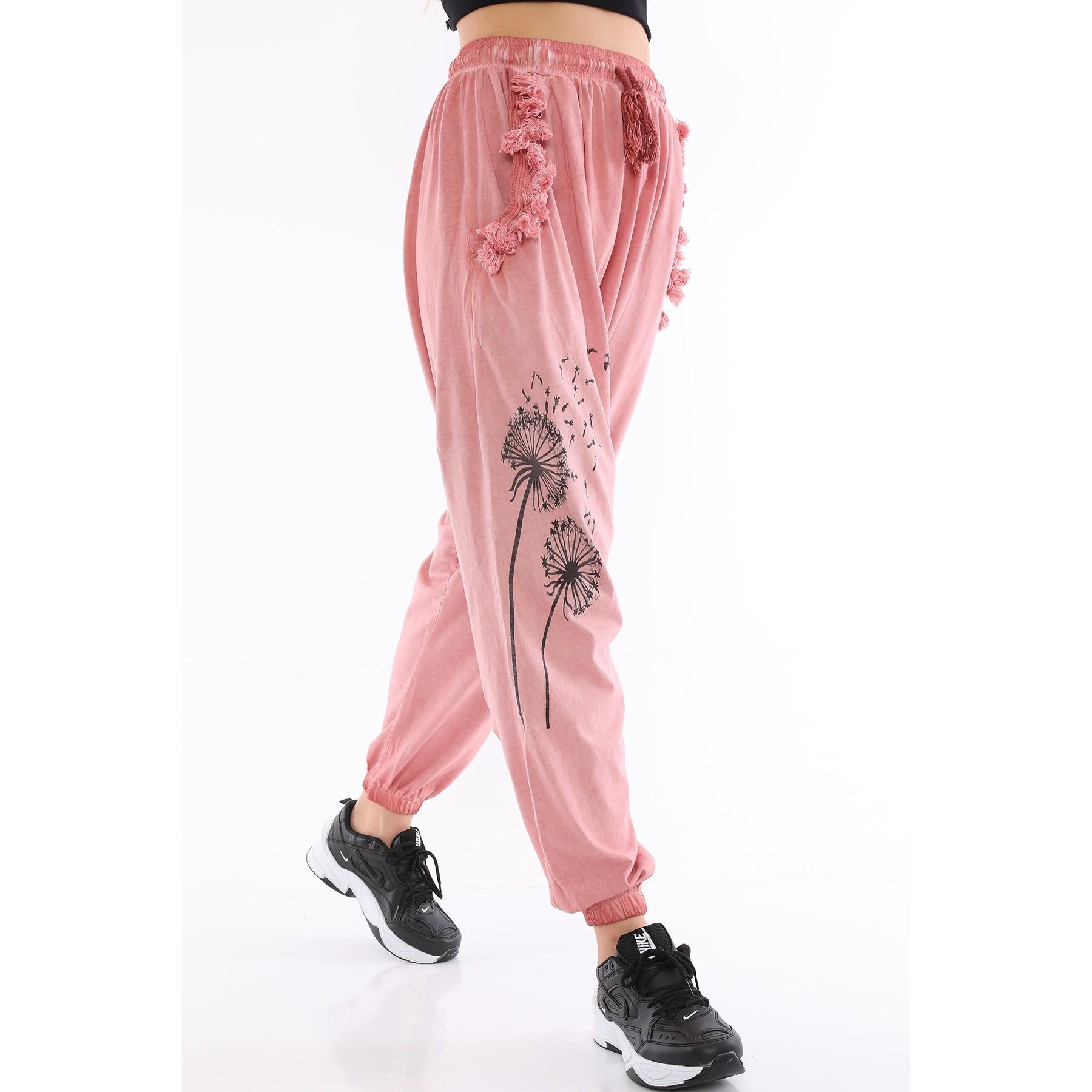 

Женские брюки Shalwar из вискозной ткани с кисточками