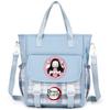Demon Slayer Tote Bag Crossbody Bag Carrying Bag Shoulder Bag for Teenager Girl Boy Back To School Bag Men Women Leisure Travel Bag Mochila