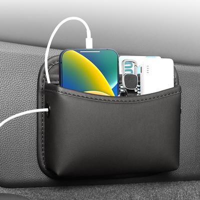 Car Storage Car Car Gap Seat Side Automotive Side Mobile Phone Storage Card Storage Gap Easy Mini Small Item Convenient Car Accessories Pocket,