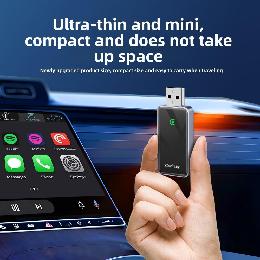 Wireless CarPlay Adapter USB Dongle Convert Wired to Wireless for Android Car Stereo 2 in 1 Smart Box