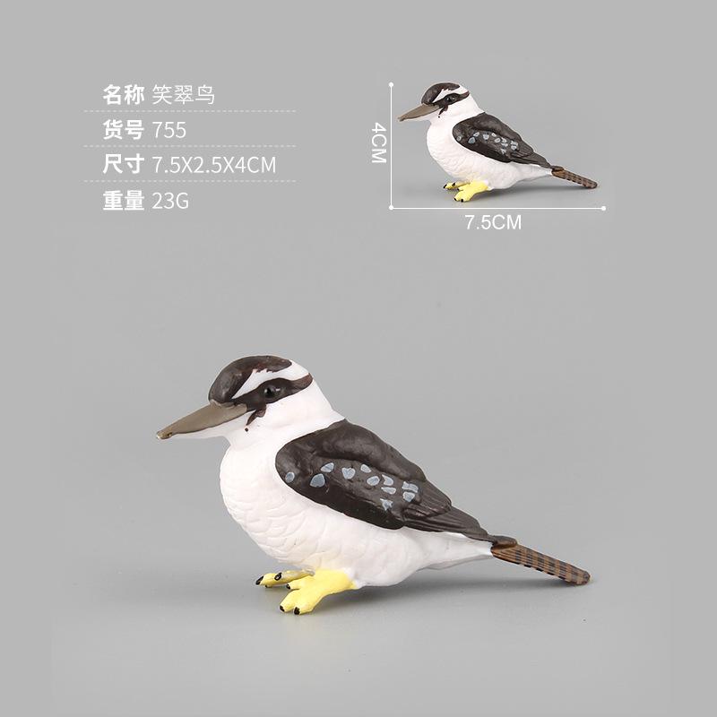 Simulation Animal Model Toy Bird Macaw Doll Ornament Static Animal Jewelry Boutique