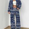 Bohemian Style Suit Autumn And Winter New European And American Women'S Clothing Ethnic Style Printing Women
