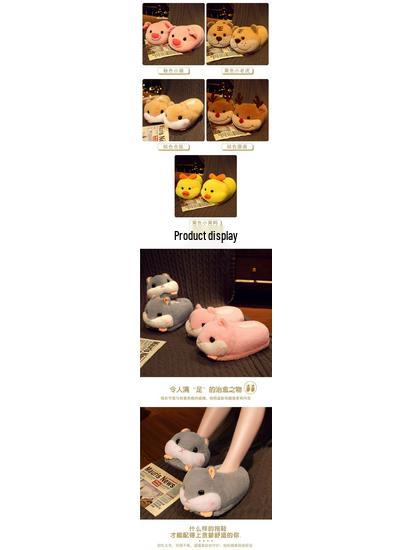 Pluszowe Wełniane Kapcie Domowe z Grubą Podeszwą, Antypoślizgowe, dla Mężczyzn i Kobiet, Gotowe na Zimę z Podparciem Pięty