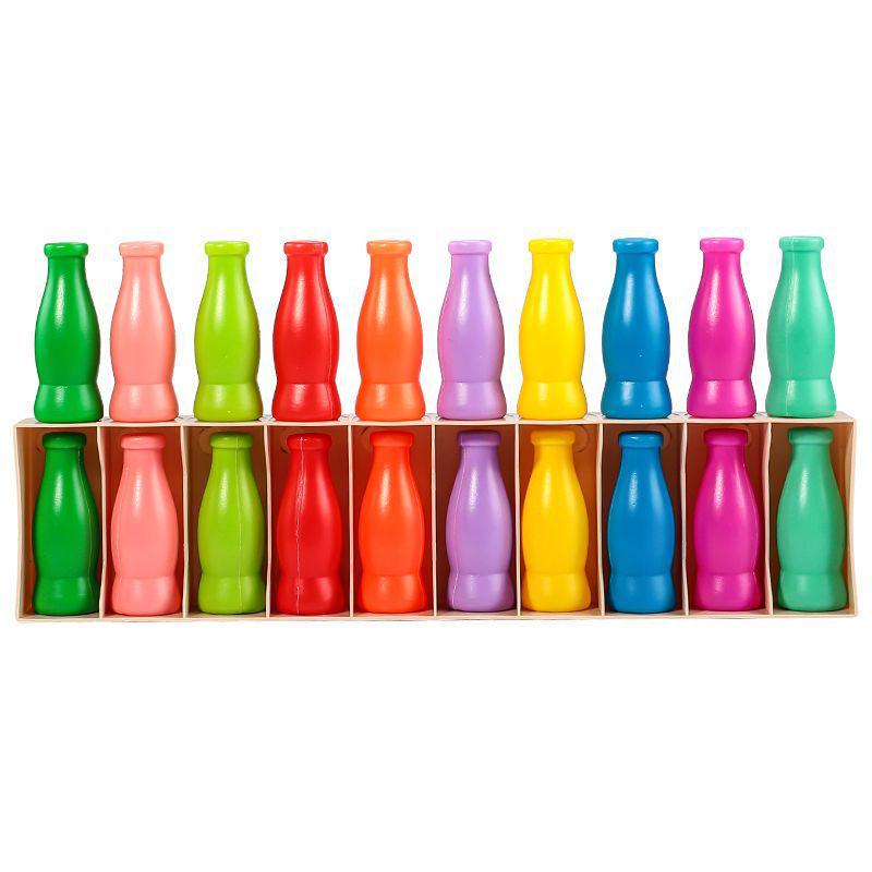 Kids  Color Matching Memory Game – Interactive Educational Toy Bottle Guessing Toy Set