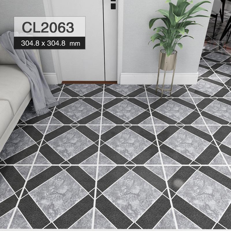 PVC Self-Adhesive Waterproof Stone Plastic Floor Sticker for Bathroom and Kitchen