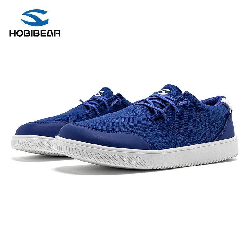 HOBIBEAR Unisex Wide Toe Loafers Barefoot Zero Drop Shoes for Womens Minimalist Casual Walking Shoes Slip On Lightweight