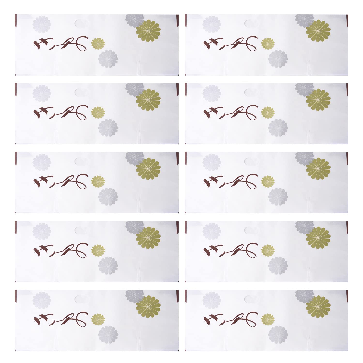 

Ametemari Tatou Kimono Washi Paper 10 Sheets Large 83cm Cloud Dragon Obi Storage Tatami Wrapping Gold Chrysanthemum Pattern