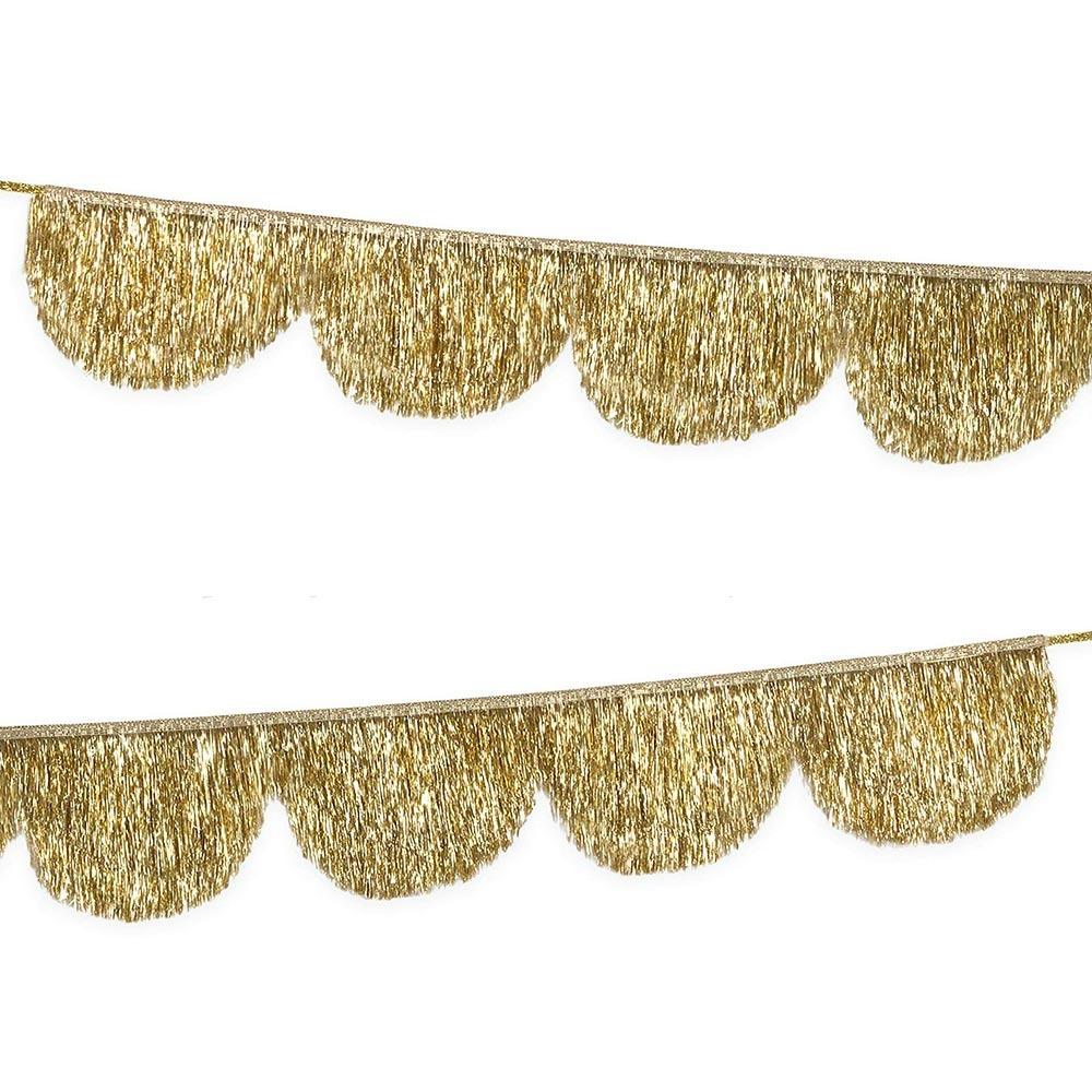 Multicolor Drizzle Garland Encryption PET Tassel String Thickening Background Ornament Metallic Foil Fringe Birthday Decoration