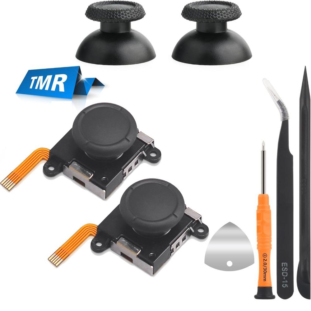 

2 шт. высокоточных аксессуаров для джойстиков для контроллера PS5/PS4/Xbox/Switch Pro for Switch-Black