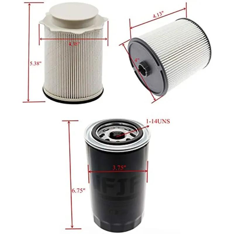 iFJF 68436631AA and 68157291AA Fuel Filter and 5083285AA Oil Filter for - Ram 2500 3500 4500 5500 6.7L Diesel Engines