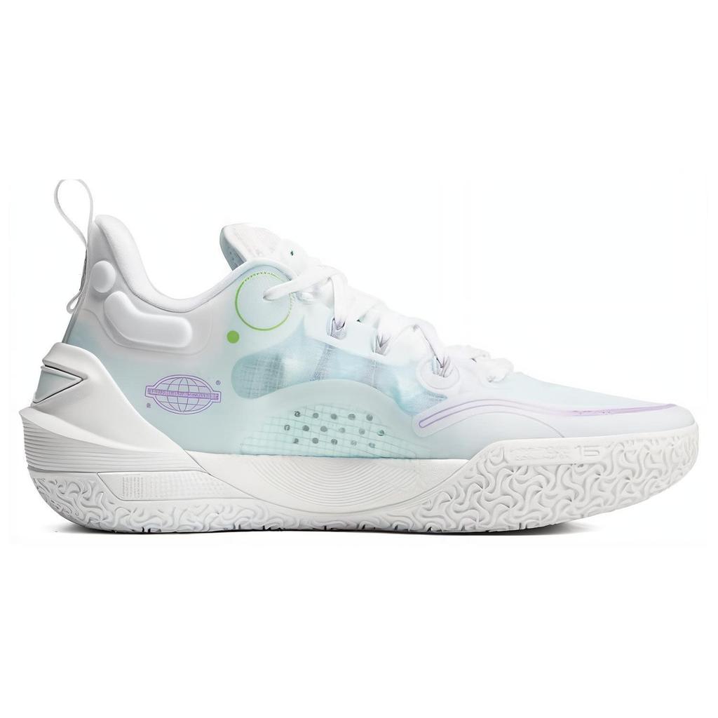 Li Ning YuShuai 16 V2 Abrasion Resistant Lightweight Low top Basketball Shoes Men's White ABAT003-7