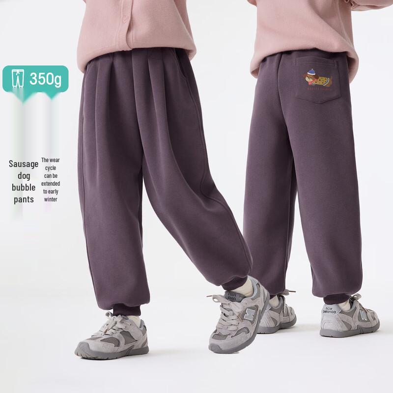 Штаны с принтом таксы для девочек Xiao Yin Man 150