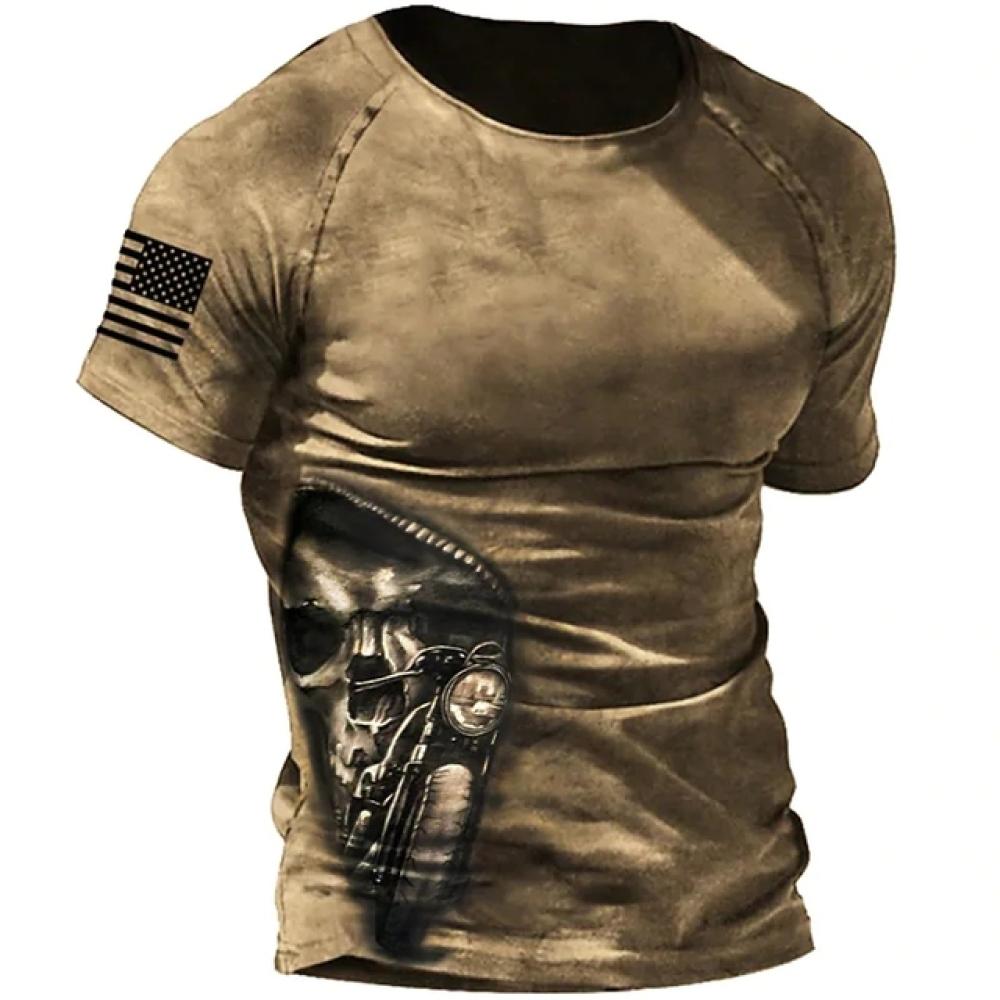 Vintage trička pro muže 3D tisk Klasické Eu/Us Pánské tričko Street volné 6xl Top tričko Pánské oblečení oversize Pánské košile