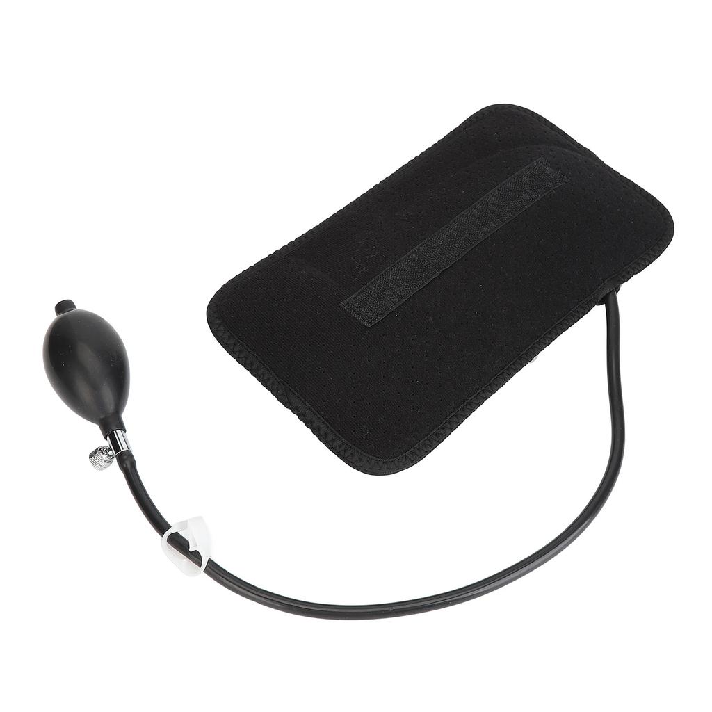 Inflatable Lumbar Support Pillow Ergonomic Design Lower Back Support Cushion with Pump for Car Office Chair Airplane