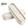 Gift Idea for Prevent Compact Multiple Slots Velvet Box Jewelry Storage Portable Organizer Box Home