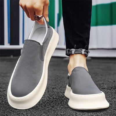 Fashion Men's Casual Shoes Low-Top Slip-on Canvas In Promotion Male Shoe New Price Vulcanize Luxury Sale 2025 Trend Comfortable Sneakers