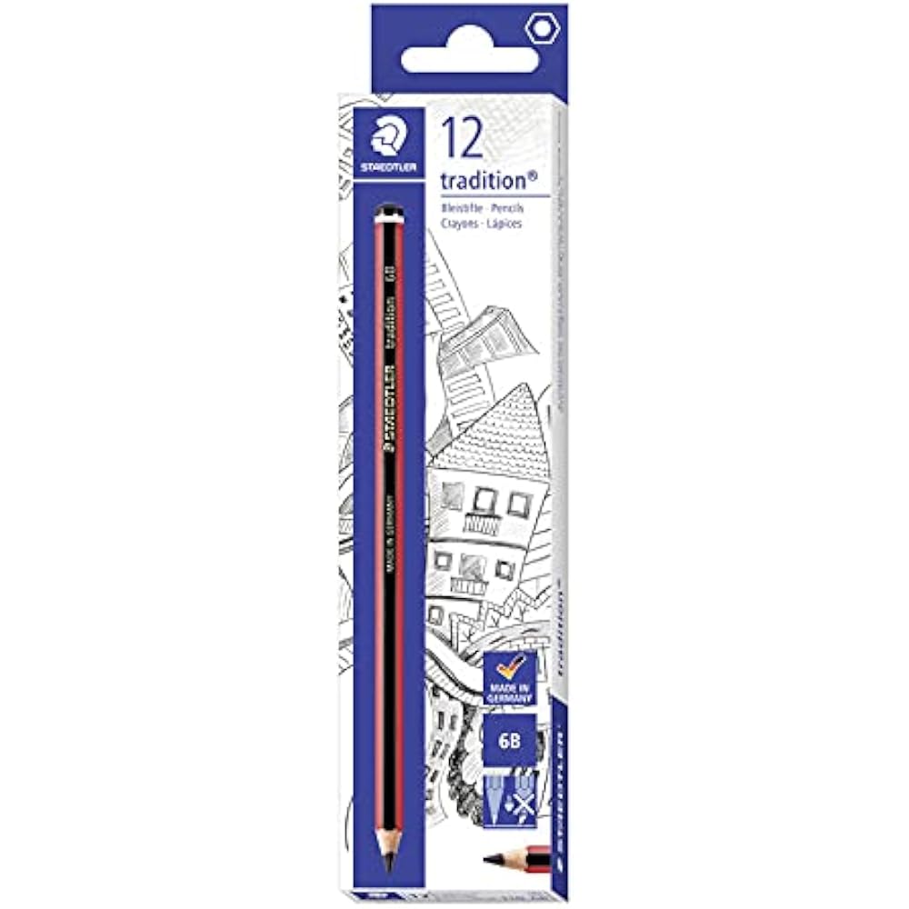 Staedtler Tradition 6B Pencil Box - 12 pcs