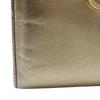 Salvatore Ferragamo ChainShoulder Shoulder Bag AQ214734 Gancini 2-way Clutch Gold Calfskin Women Used