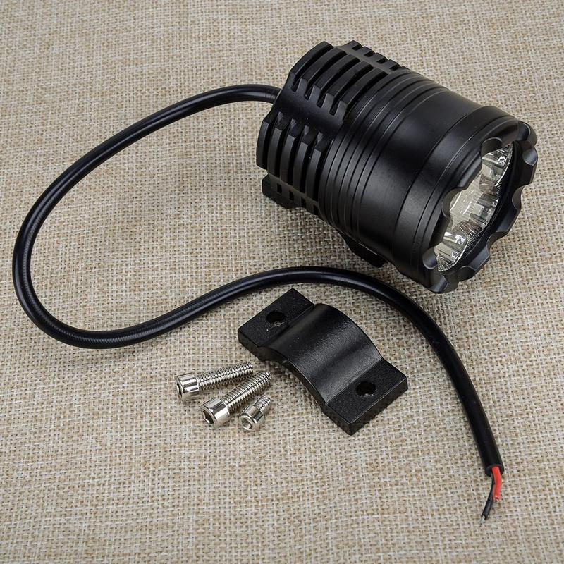 Motorcycle Front LED Spot Light Headlight Fog Driving Lamp Super White Bright