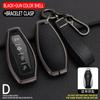 4 Buttons Zinc Alloy+ Leather Car Remote Key Case Cover Shell Fob For Faw Hongqi H5    Hongqi H5 Car Accessories