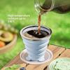 Portable Foldable Silicone Cup for Travel Cute Bear Design Collapsible Water Bottle Mouthwash Cup 180ml