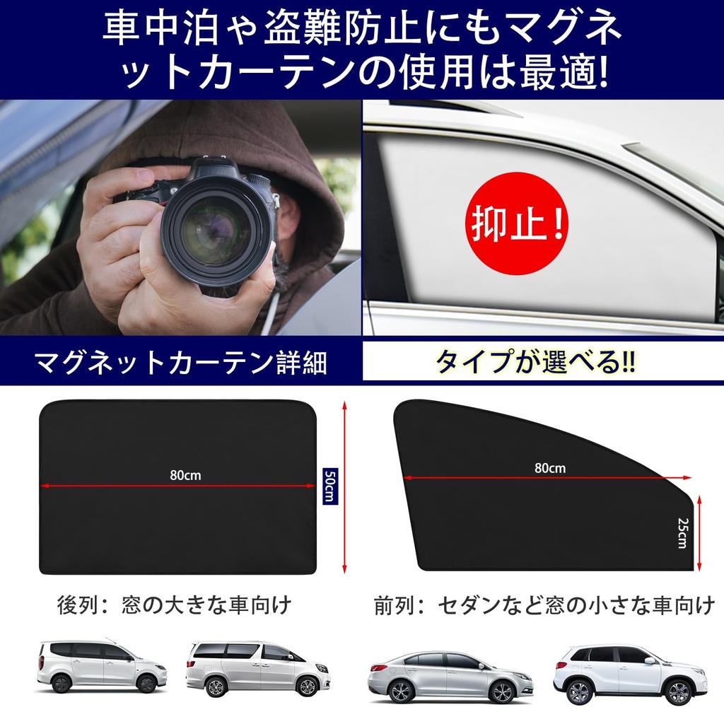 Blackout Sun Shade Front Side Wind, Car Window Sun Shade, Car Shade, Interior Temperature