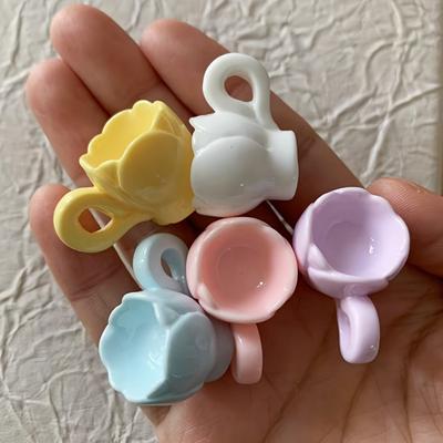 Blumenbecher Kreative Lebensmittelspielzeuge Handgemachtes DIY-Zubehör Cremekleber Harz-Zubehör Materialien
