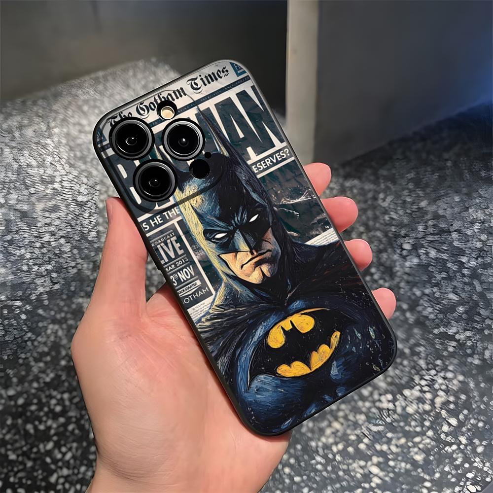 B-Batmans Theme Phone Case For 17 Pro Max Iphone 14 16 Pro Max 12 15 Plus 13 Pro 11 Xr X Xs 8 7 Plus Back Cover