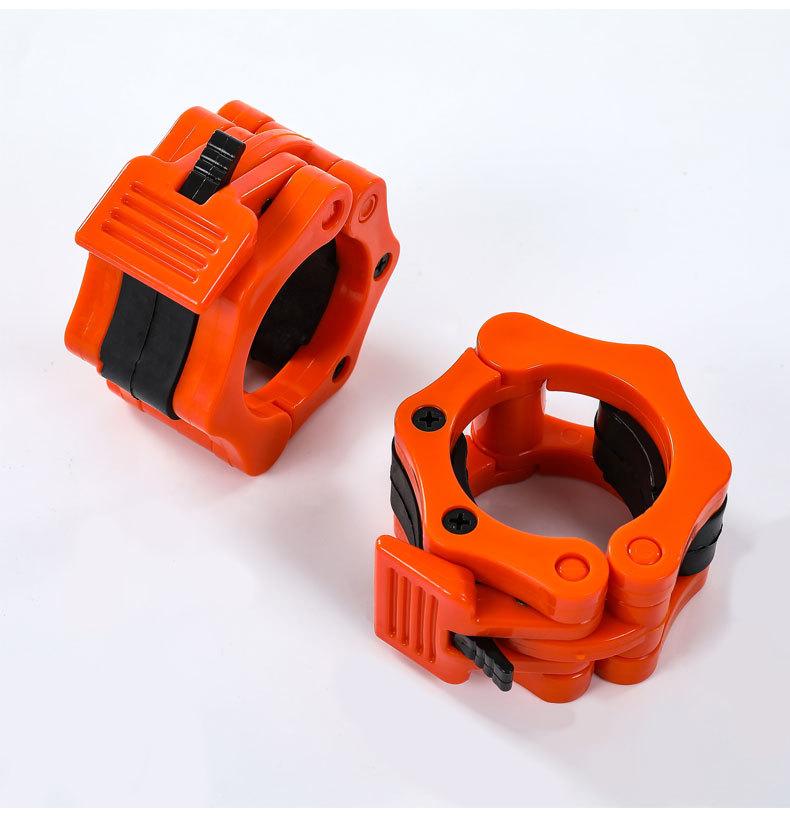 Nylon-Sicherheitsschnalle für Hantelstangen, professionelle schnelle österreichische Stangenschnalle, hochwertige 5 cm Kunststoffschnalle, Schnallenschloss, 4 Stück