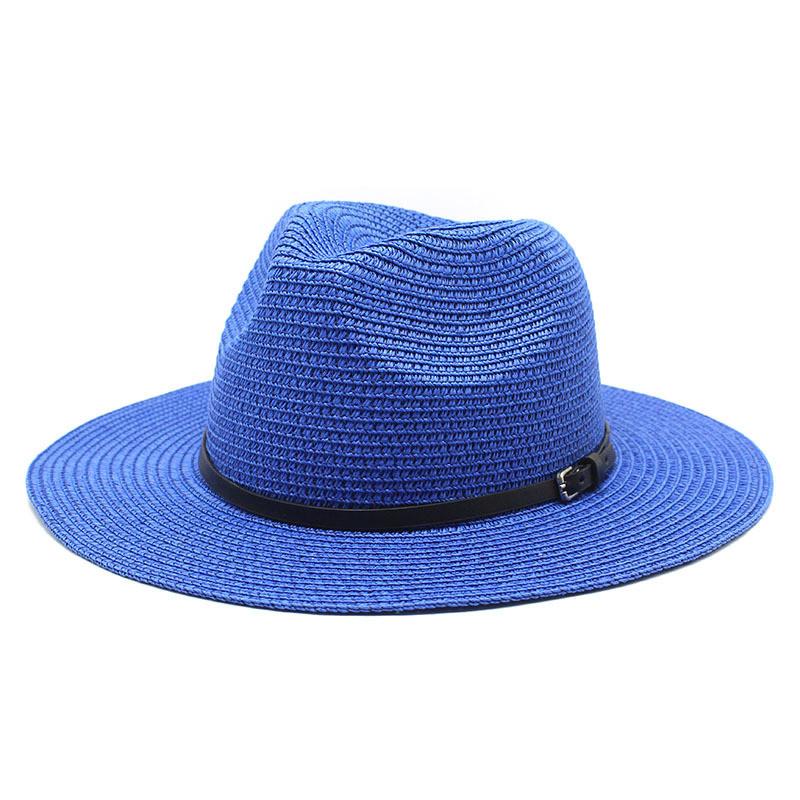Summer Foldable Wide Brim Straw Hat For Men And Women With Sun Protection And Breathable Design For Beach And Outdoor Activities