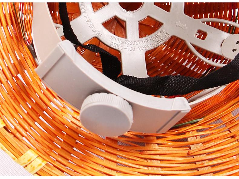 Bamboo Weaving Safety Helmet - Sunshade, Breathable, Anti-Smash, Industrial Protection