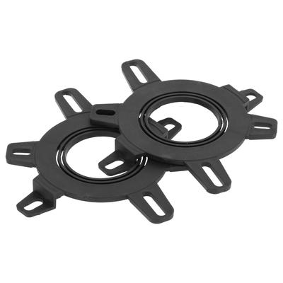 TUCKBOLD Carboat RV Speaker Spacer Ring Midrange Speaker Spacer Adapter Waterproof Black 2pcs