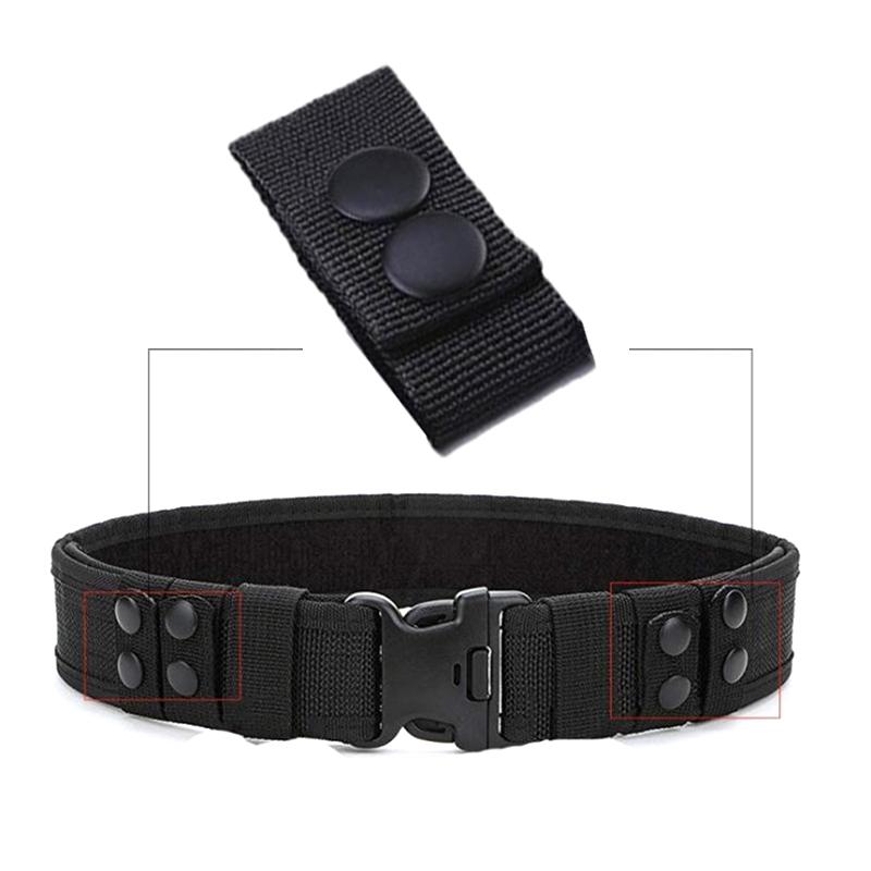 Outdoor Edc Tactical Belt Loop Nylon Belt Meon Belt Equipment Buckle Snap Buckle чёрный