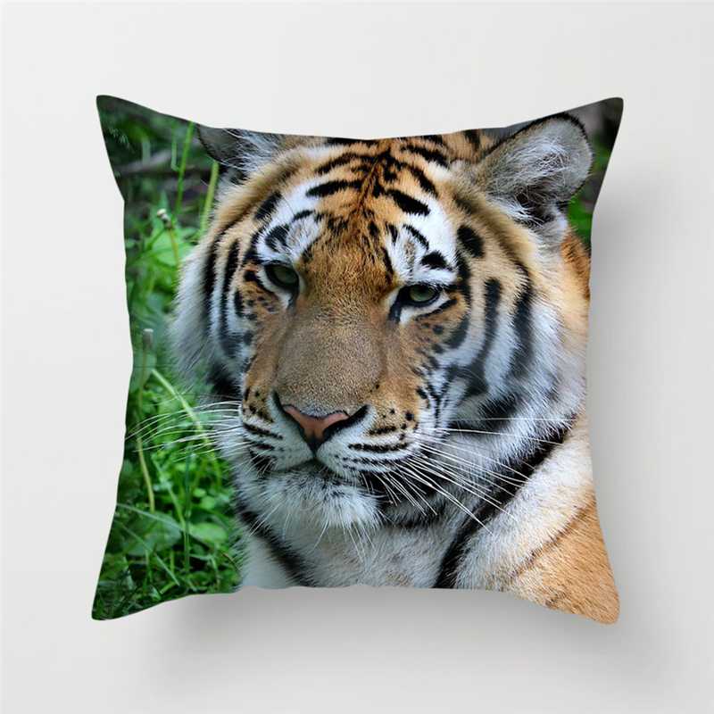 tiger throw pillow